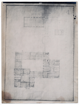 Vorschaubild Essen: Folkwangmuseum, Grundriss Entwurf Obergeschoss